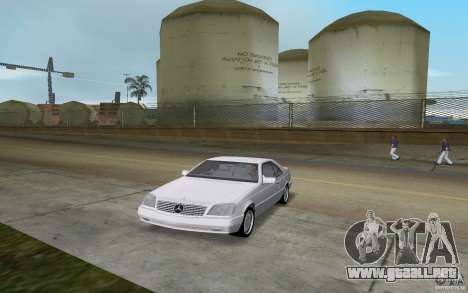 Mercedes-Benz 600SEC (C140) 1992 para GTA Vice City