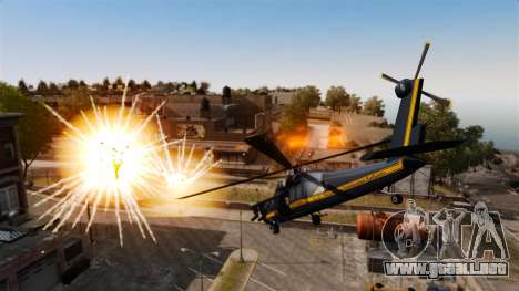 Un helicóptero con un RPG para GTA 4