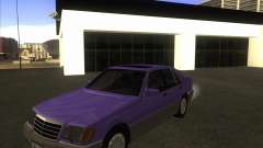 Mercedes Benz 400 SE W140 (Wheels style 3) para GTA San Andreas