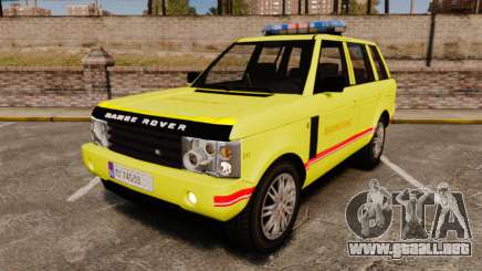 Range Rover Vogue Brannvesenet para GTA 4