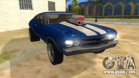 1970 Chevrolet Chevelle SS Drag para GTA San Andreas