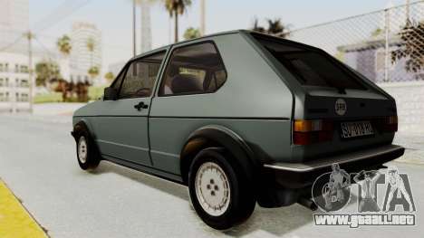 Volkswagen Golf Mk1 GTI para GTA San Andreas