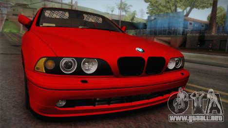 BMW 530d E39 Red Black para GTA San Andreas