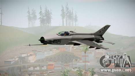 F-7 PG Pakistan Airforce para GTA San Andreas