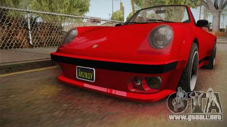 GTA 5 Pfister Comet Retro Cabrio IVF para GTA San Andreas