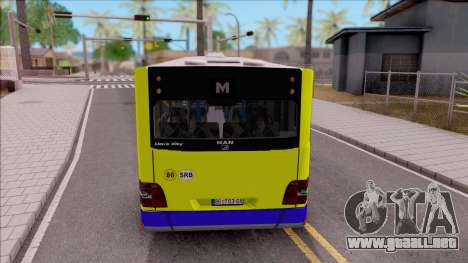 MAN Lions City GSP BEOGRAD para GTA San Andreas