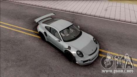 Porsche 911 GT3 RS 2016 SA Plate para GTA San Andreas