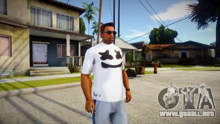 New T-Shirt - tshirtheatwht para GTA San Andreas