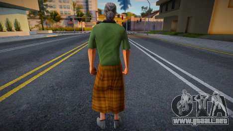 Cwfofr en una máscara protectora para GTA San Andreas