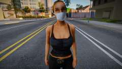 Catalina con mascarilla protectora para GTA San Andreas