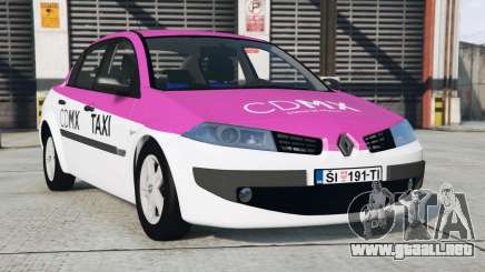 Renault Megane Mexico City Taxis [Replace] para GTA 5